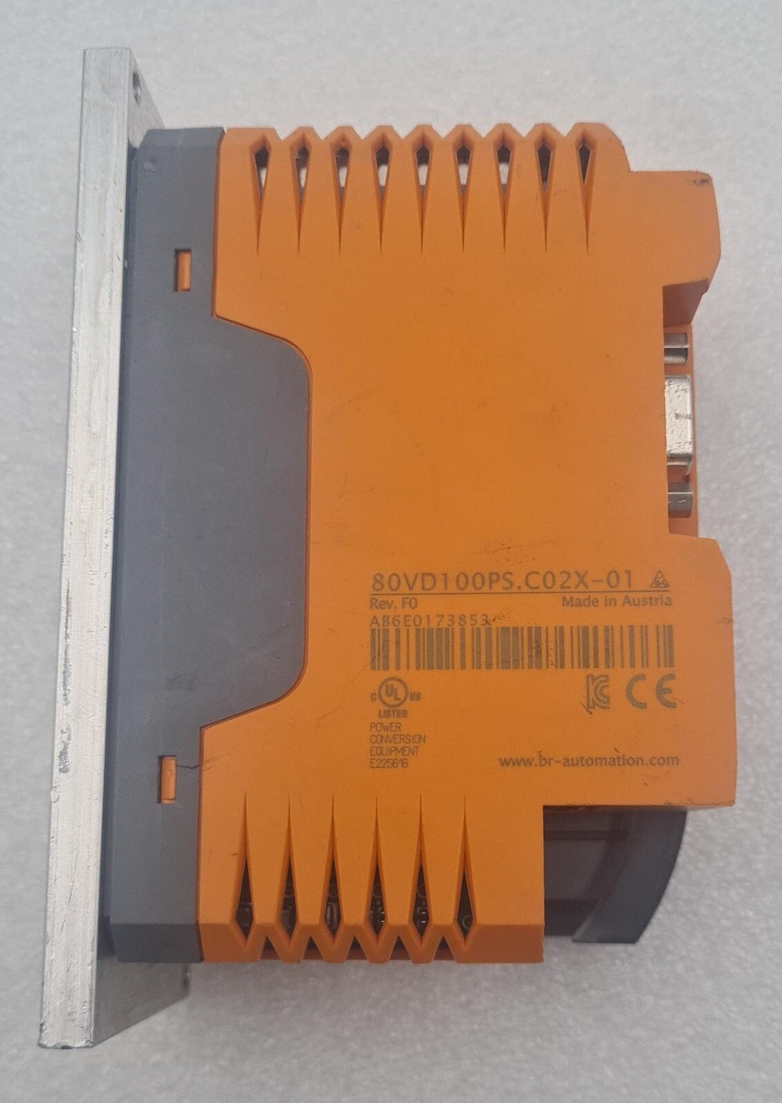 B&R Automation ACOPOS Micro 100S Servo Drive 80VD100PS.C02X-01 Rev .F0  **AS-IS