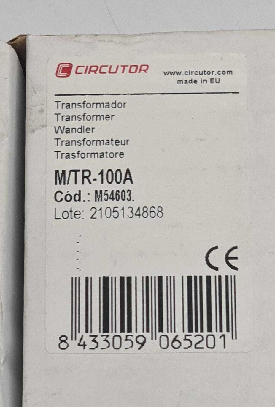 ABB CIRCUTOR Transformer M/TR-100A TR101-OCS 100A/4V