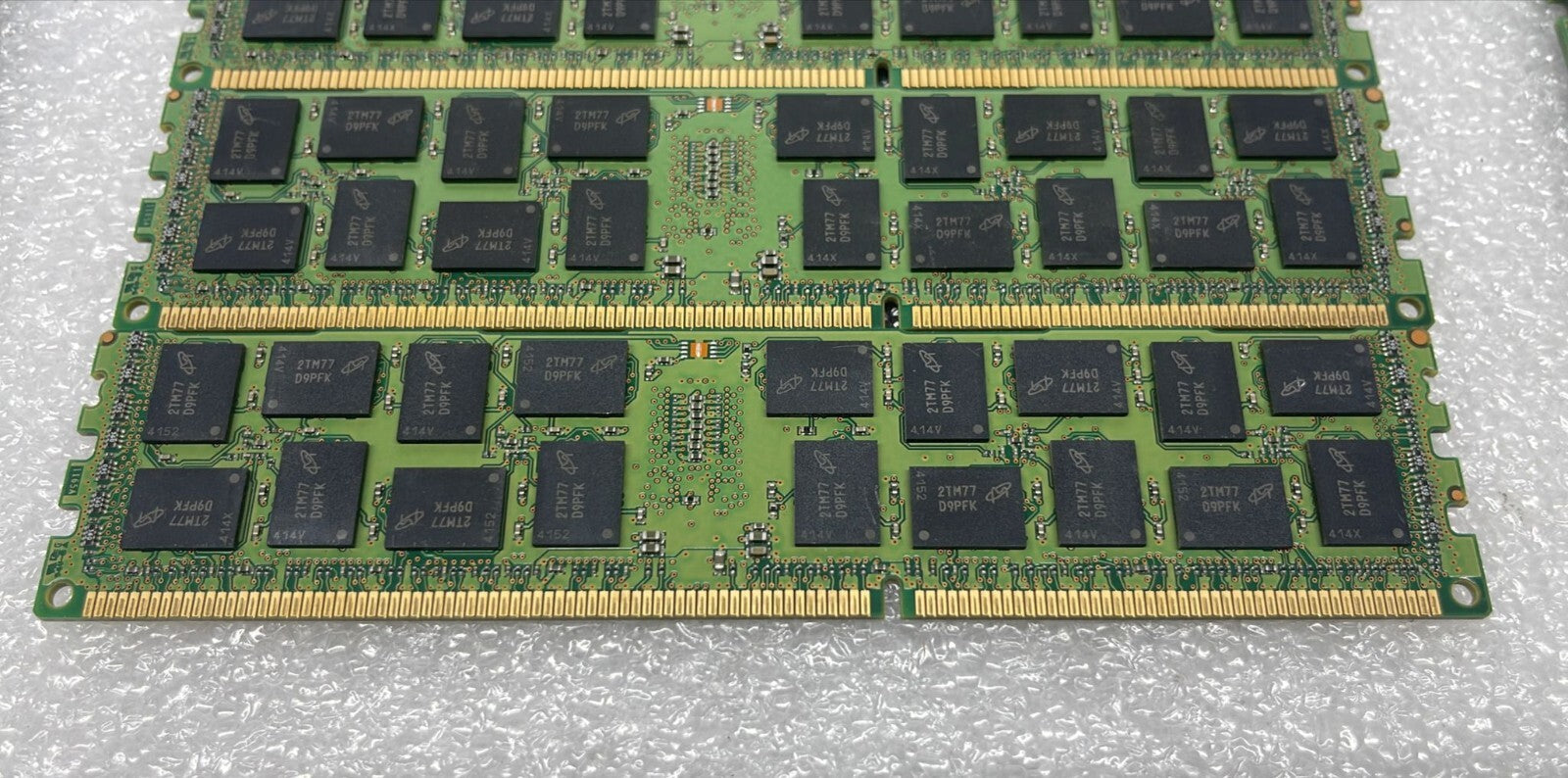 [LOT OF 15] MICRON 8BG 2RX4 PC3L-10600R-9-11-E2 MT36KSF1G72PZ-1G4MHF Memory RAM