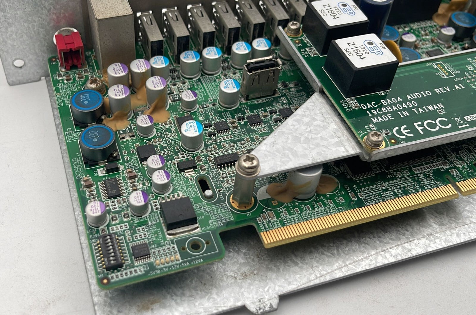 GE Vivid E9 Ultrasound Back End Processor 5433408-1 Sideio Board