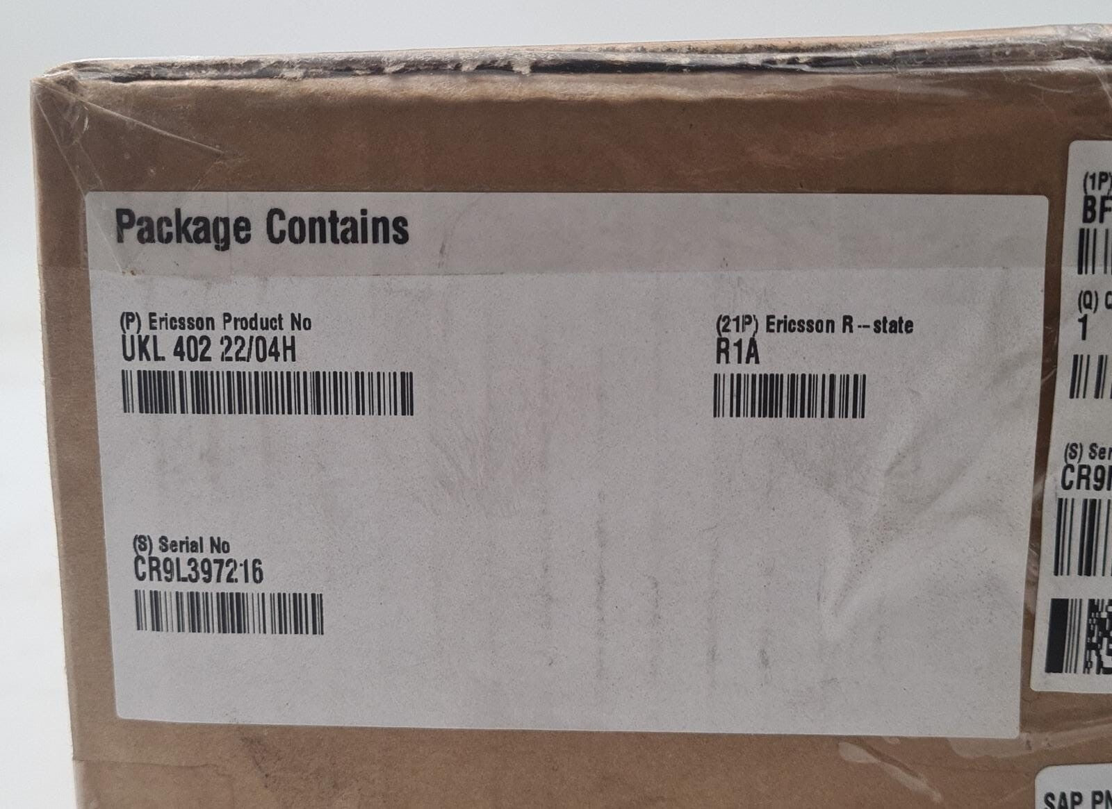 NEW - Ericsson UKL 402 22/04H MINI-LINK 6363 80/04H BFZ 611 95/04H R1A