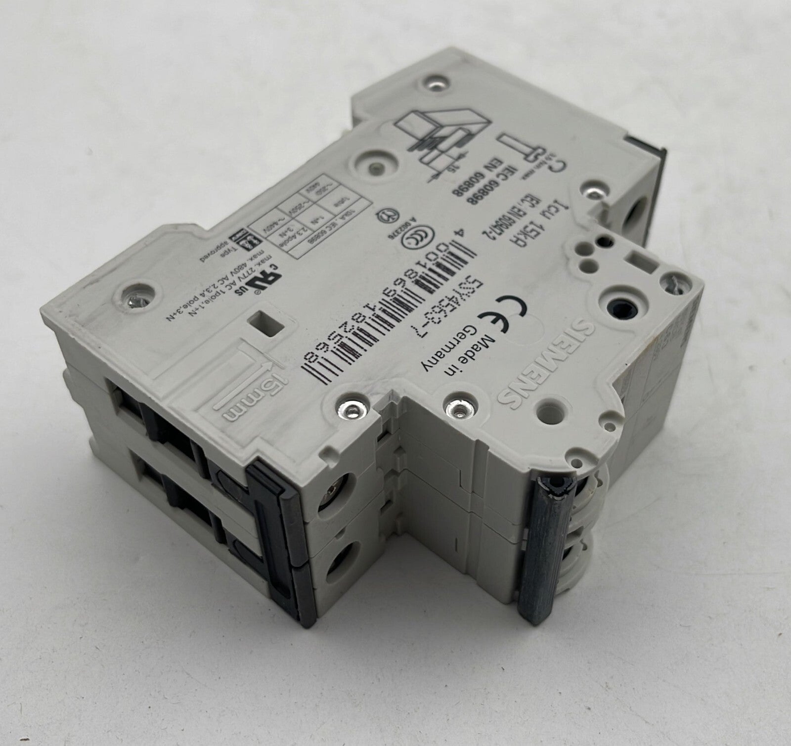 [LOT OF 2] Siemens 5SY4 563-7 Miniature circuit breaker C 63 1+N 230V