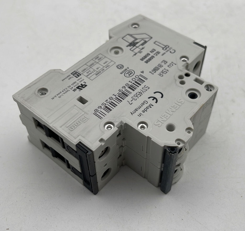 [LOT OF 2] Siemens 5SY4 563-7 Miniature circuit breaker C 63 1+N 230V