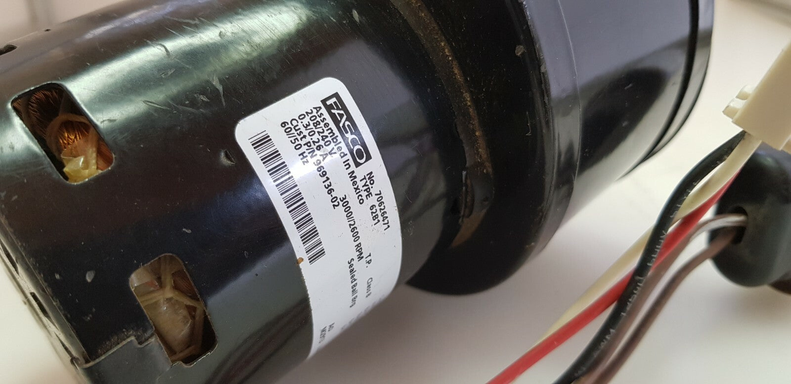 Fasco 62B1 Sealed Ball Brg Blower 208/240vac Motor 70626471