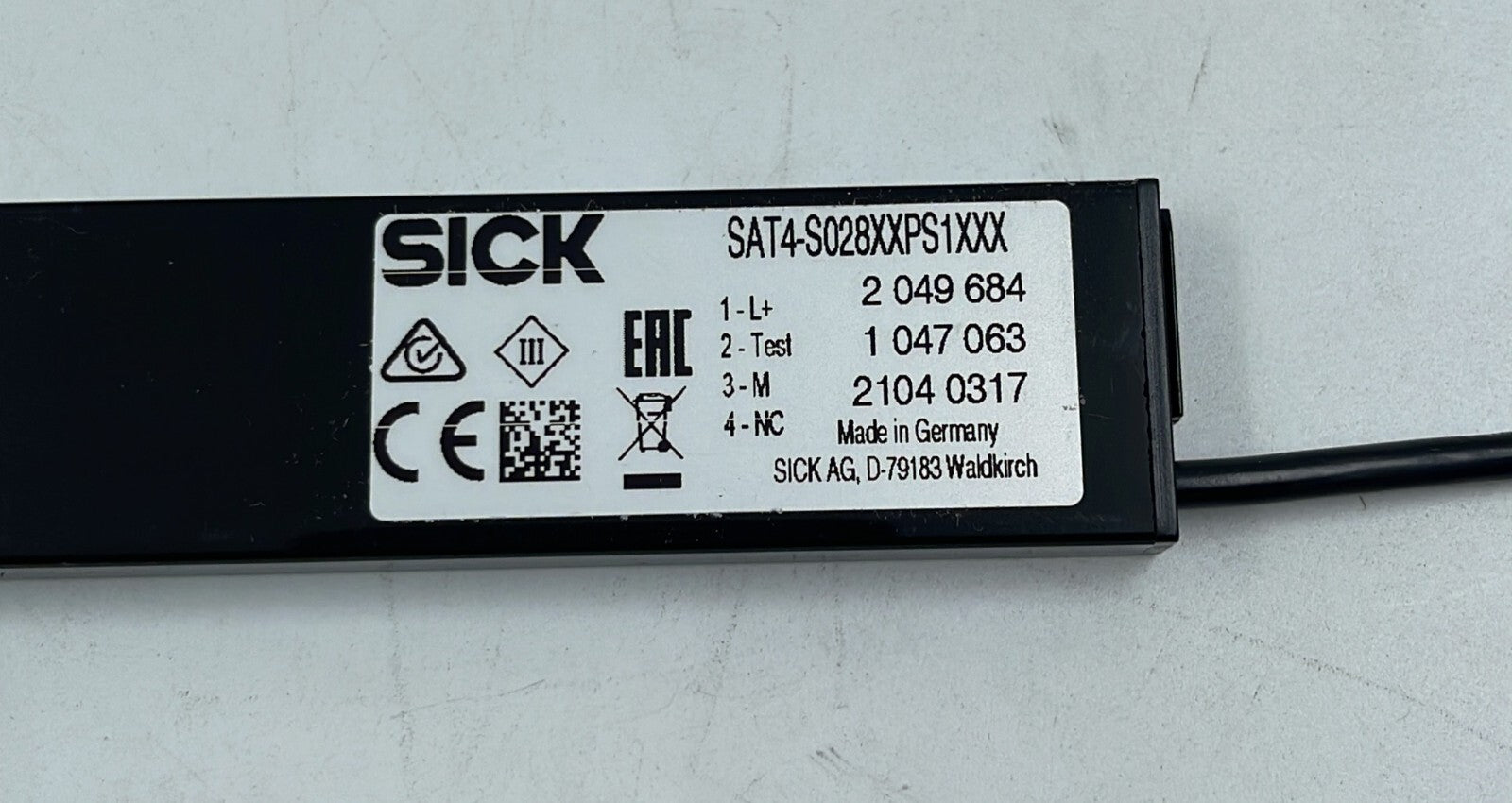 SICK SAT4-S028XXPS1XXX Smart Area Sensor Light Grids Slim Version Sender