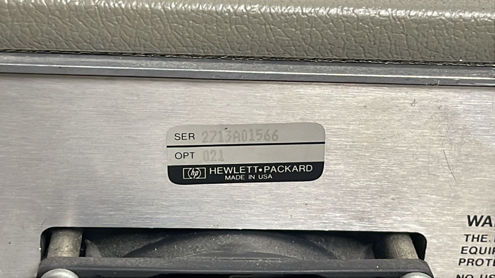 HP 8590A Spectrum Analyzer 10kHz - 1.5GHz