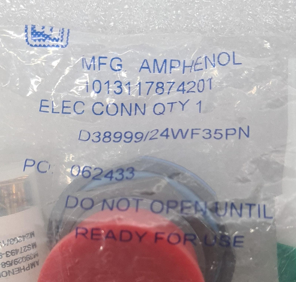 [LOT 5] NEW SEALED - Amphenol D38999/24WF35PN Circular MIL Spec Connector