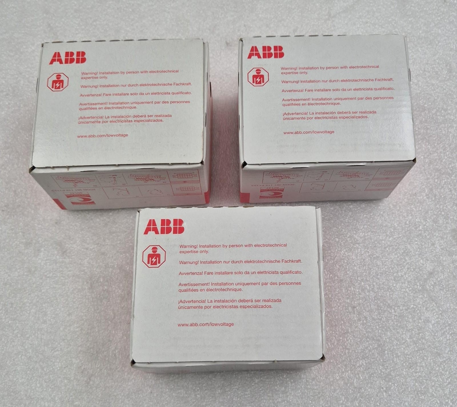 [LOT OF 3] NEW SEALED - ABB S 203M-K16 Circuit Breaker 2CDS 273 001 R0467