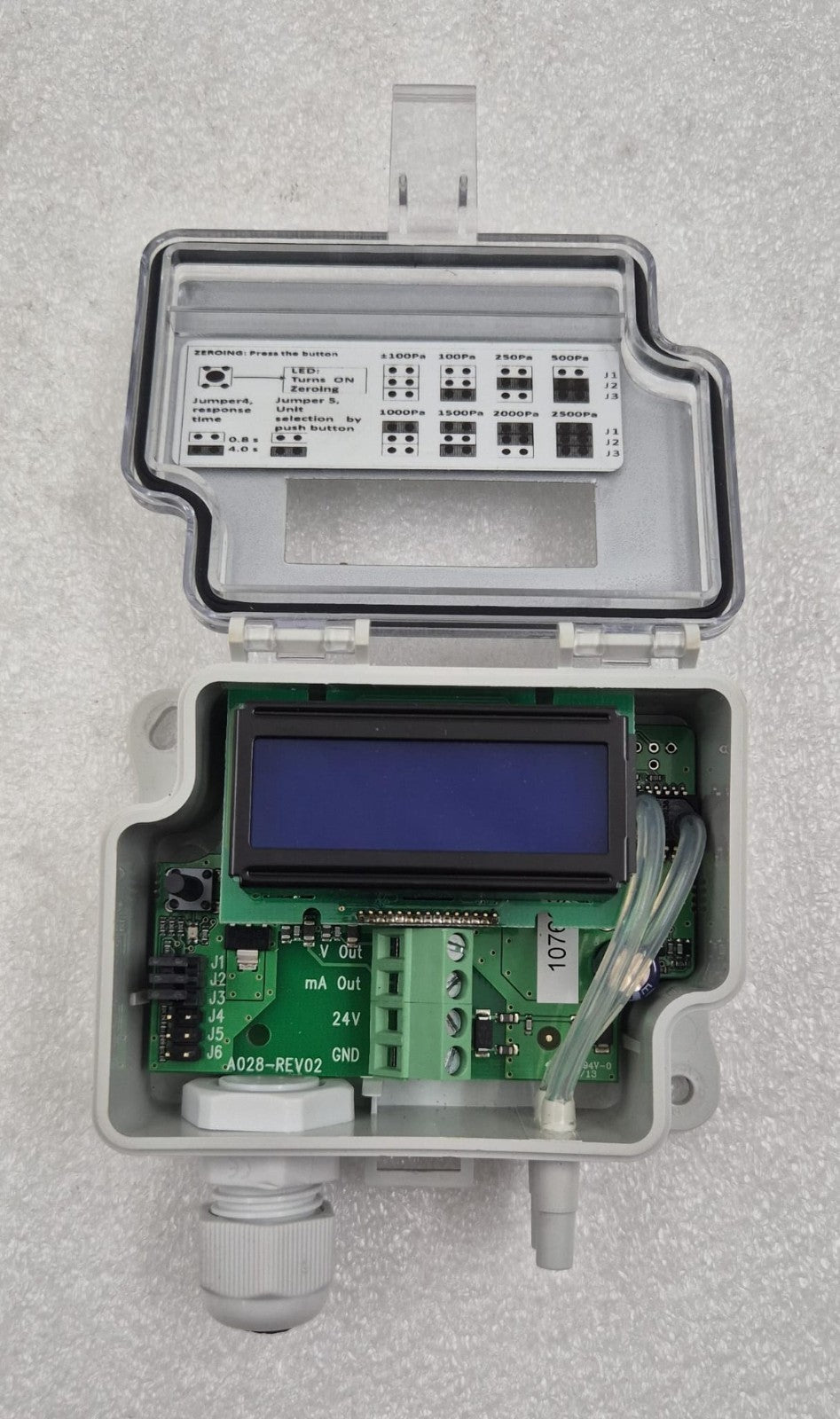 HK INSTRUMENTS Low Pressure Devices DPT2500-R8-D Differential Transmitter