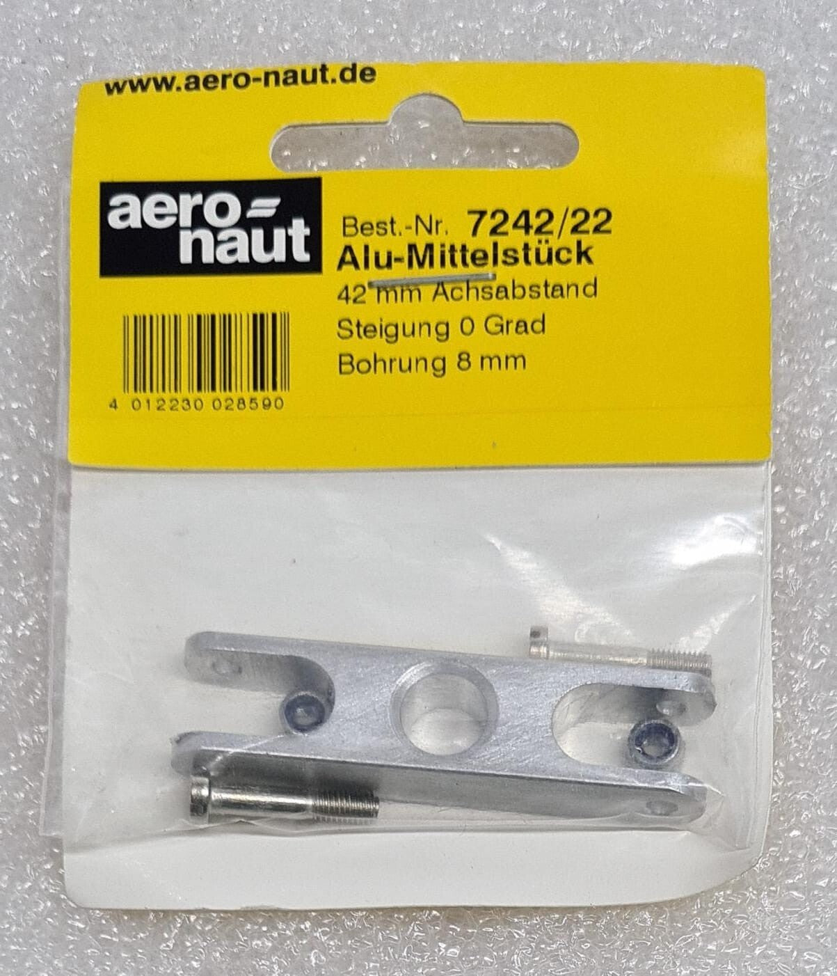 [LOT 11] NEW- aero-naut 7242/22 Aluminium 42 mm Yoke for 8mm Folding Propeller