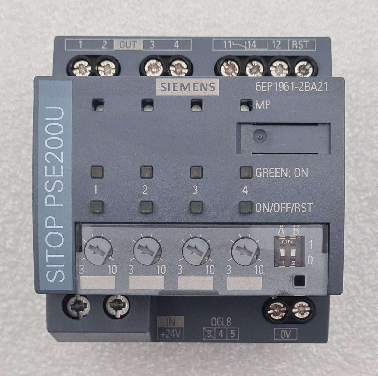 SIEMENS SITOP PSE200U Selectivity Module 6EP1961-2BA21 24V 10A