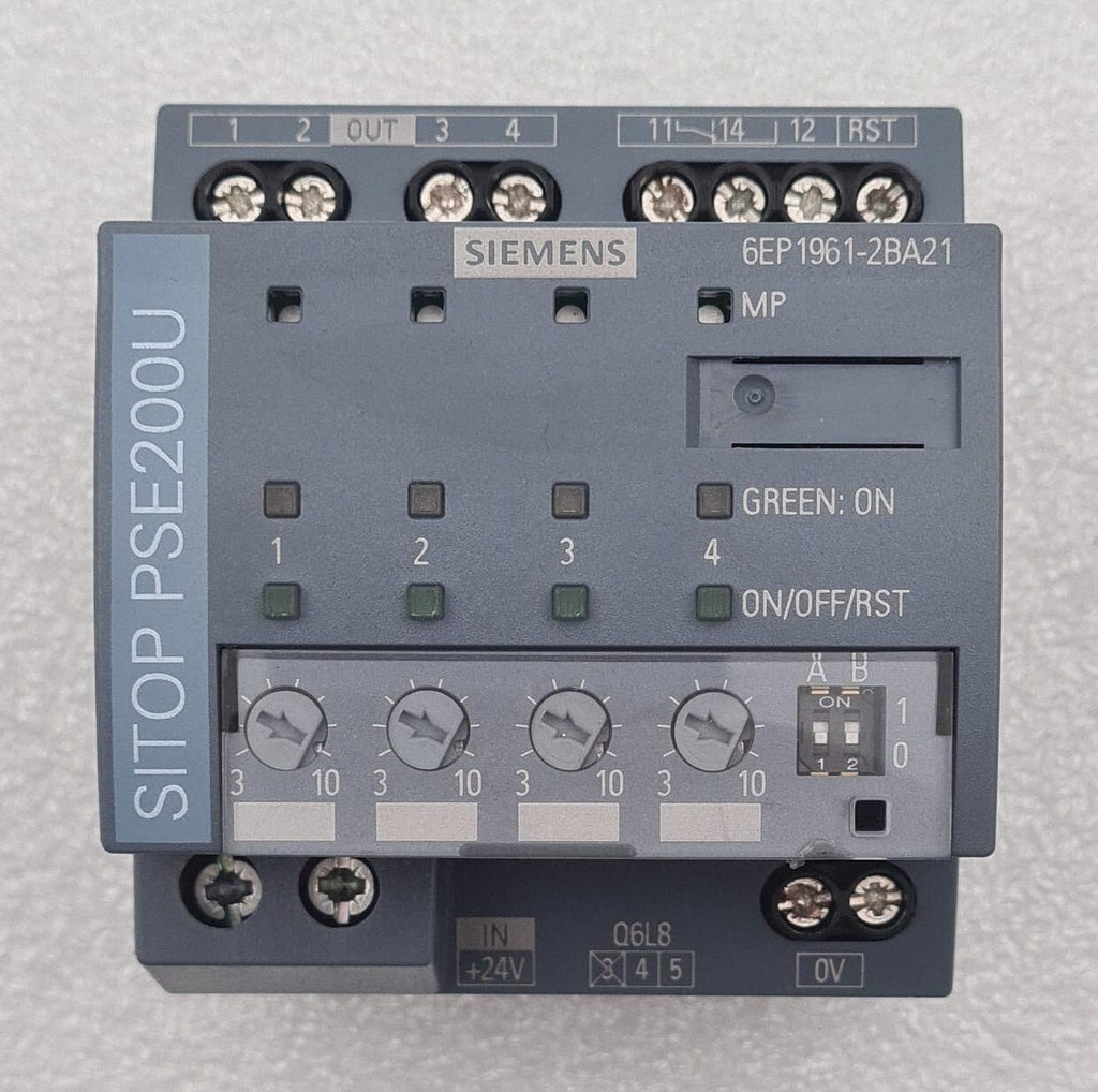 SIEMENS SITOP PSE200U Selectivity Module 6EP1961-2BA21 24V 10A