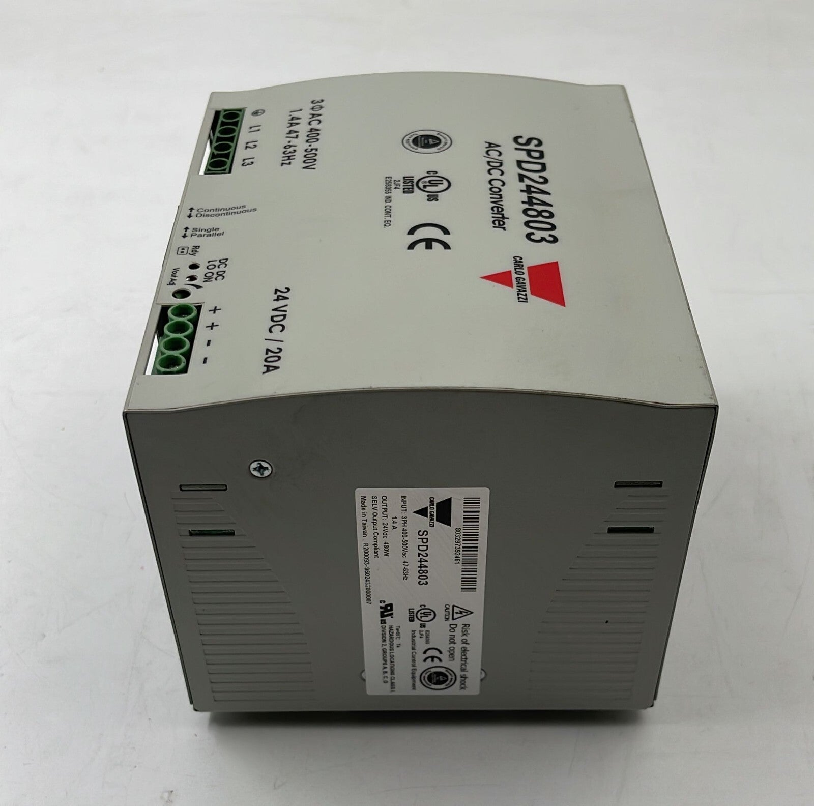 Carlo Gavazzi SPD244803 AC/DC Converter 400-500V 1.4A 47-63Hz