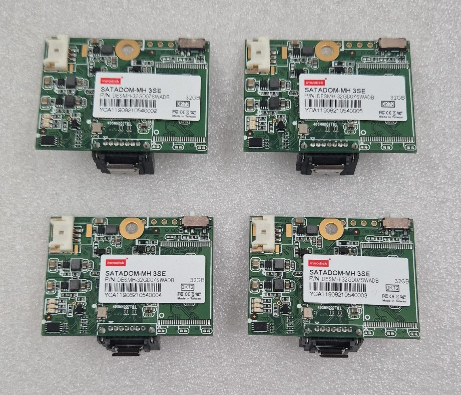 Innodisk SATADOM-MH 3SE 32GB SATA DOM internal boot SSD modules lot of 4