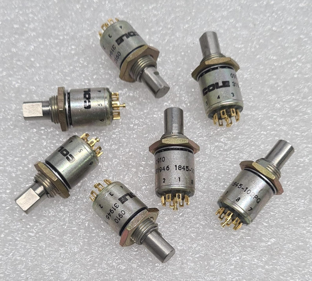 [LOT OF 7] NEW - COLE 31946 1845-102PQ Enclosed Rotary Switch