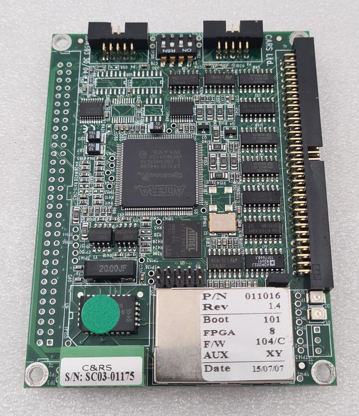 ELMO C&RS CARS Ltd. 011016 Rev 1.4 AD4593 30/04 SC-AT-2M PCB 170057 Board