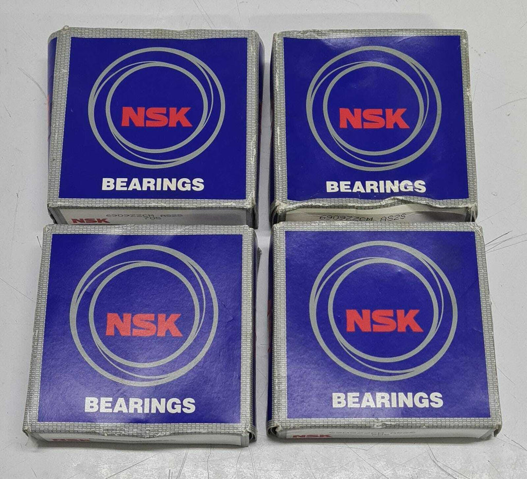 [LOT OF 3] NSK Bearings 9609ZZCM AS2S Metal Shields Deep Groove - NEW Sealed