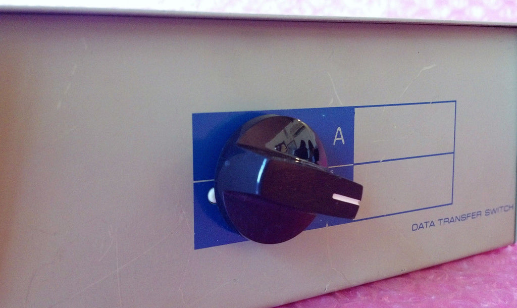 Manual 2 Way A b Data Transfer Switch Box For Lpt Parallel Db 25 Ports Or Serial