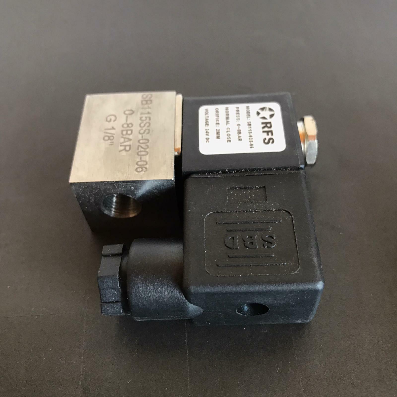 RFS SOLENOID VALVE Electromagnetic SB115-025-06 0-8Bar g 1/8"