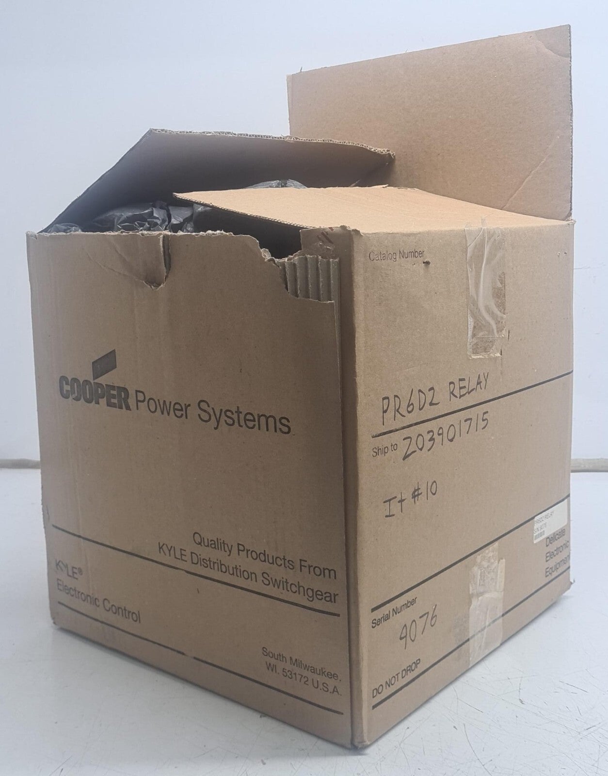 COOPER Power Systems Edison idea PR6D2 RELAY PR6D2C63E2113S 240VAC iDP-210