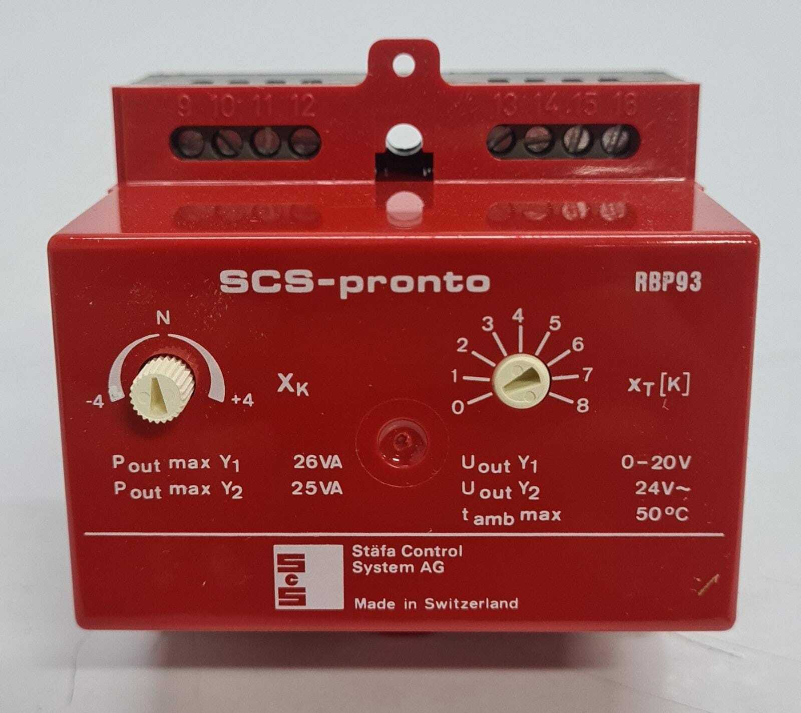 SCS-Pronto RBP93 Staefa Control System AG