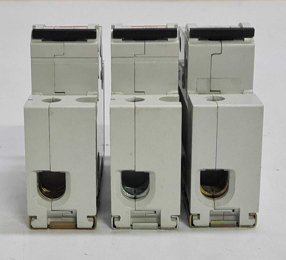 [LOT OF 3] ABB S291 C100 Circuit Breaker 1 Pole LS switch Line Protection