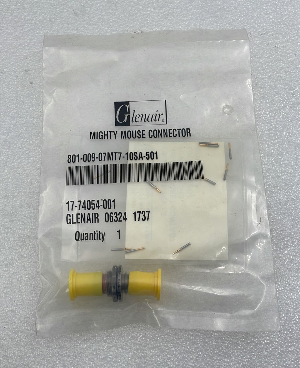 [LOT 5 PCS] Glenair 801-009-07MT7-10SA-501 Mighty Mouse Connector