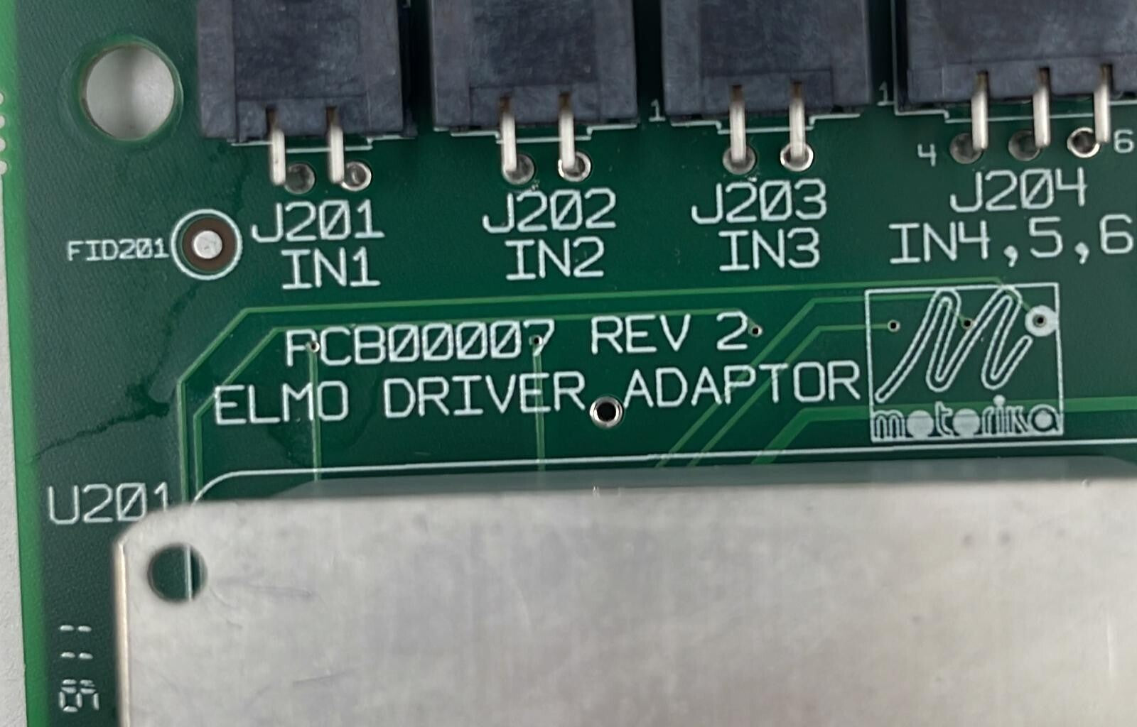 Elmo Motion Control G-WHI20/100SE Driver Adaptor W/ Motorika PCB00007