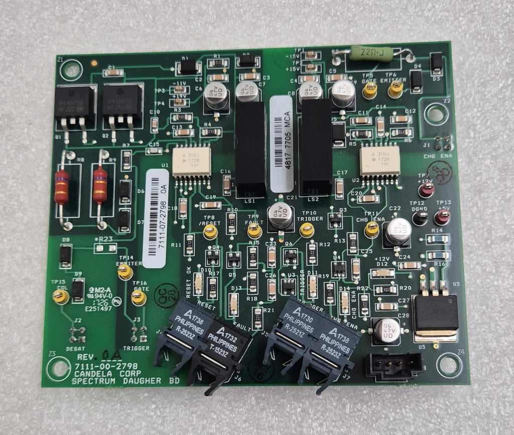 Syneron CANDELA SPECTRUM DAUGHER BD 7111-00-2798 PCB BOARD