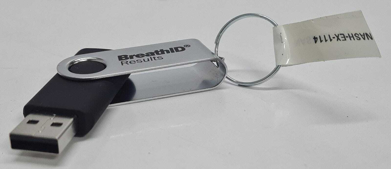 [LOT OF 2] BreathID Results Exalenz Flash Drive VS01072- XN V 3.1.2 NASH-EX-1114