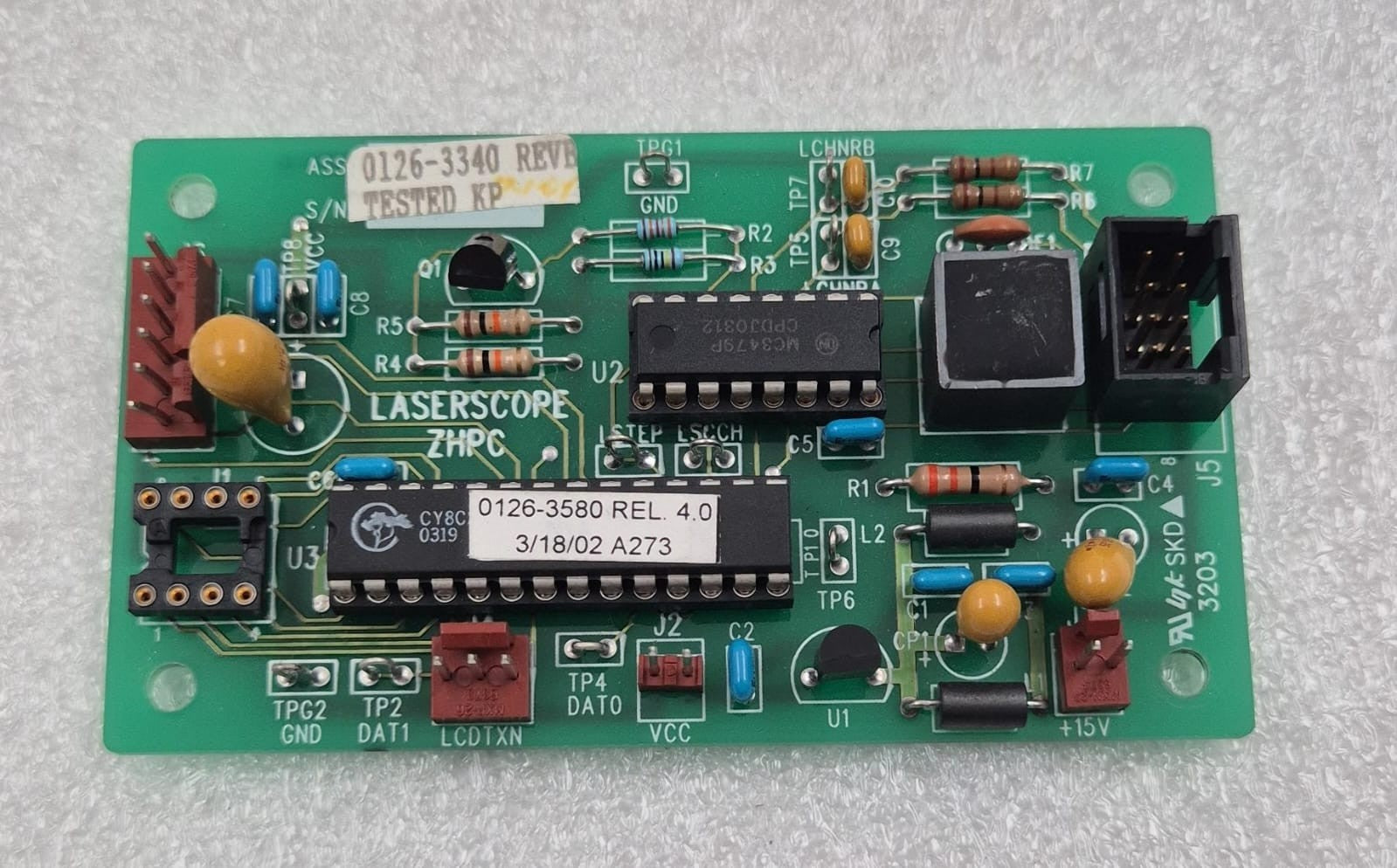 LaserScope ZHPC 0126-3340 Board for Aura i / LYRA Surgical Laser System