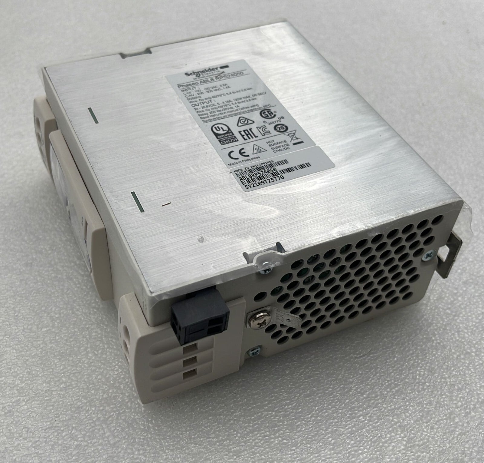 Schneider Phaseo 940561 ABL8 RPS24050 Universal Power Supply Module 100-500VAC