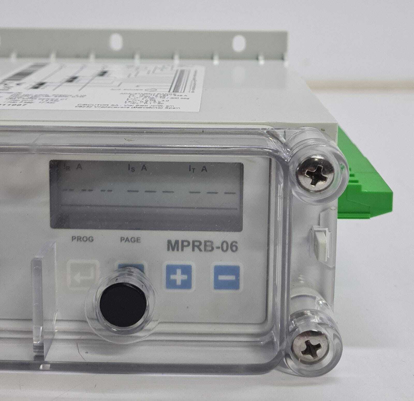 ABB CIRCUTOR MPRB-06 VER 1.8 Protection Relay for V-module
