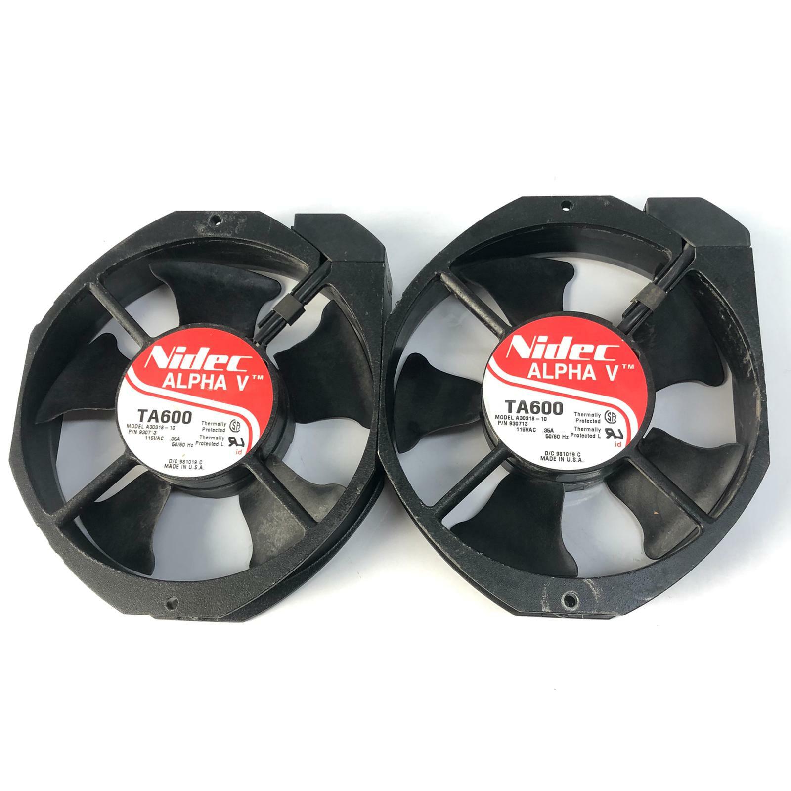 2 PCS* NIDEC TA600 A30318-10 Aluminum frame AC fan AC115V 0.35A 40W 172*172*38mm
