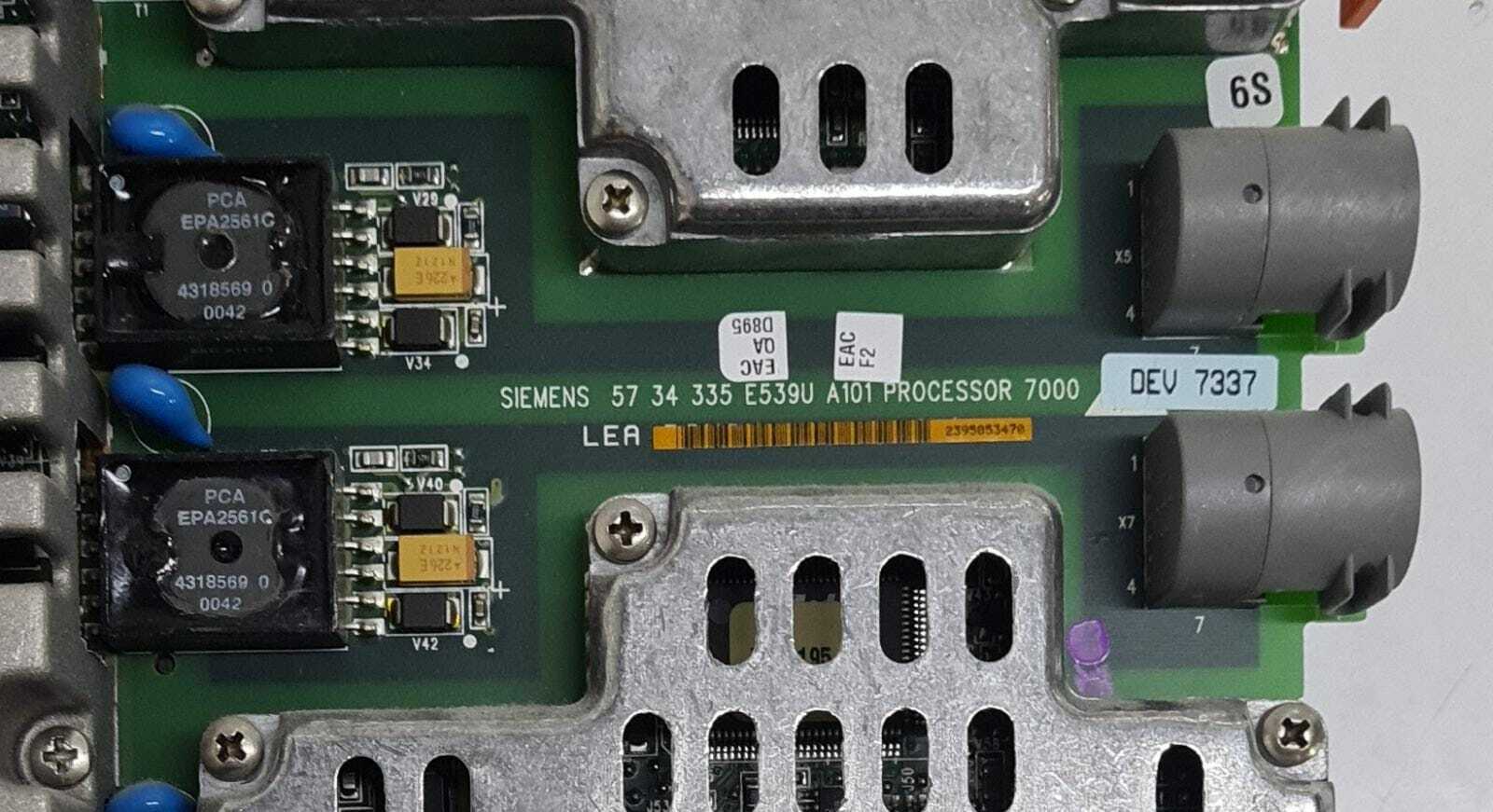 Siemens 57 34 335 E539U A101 PROCESSOR 7000 MotherBoard for SC7000