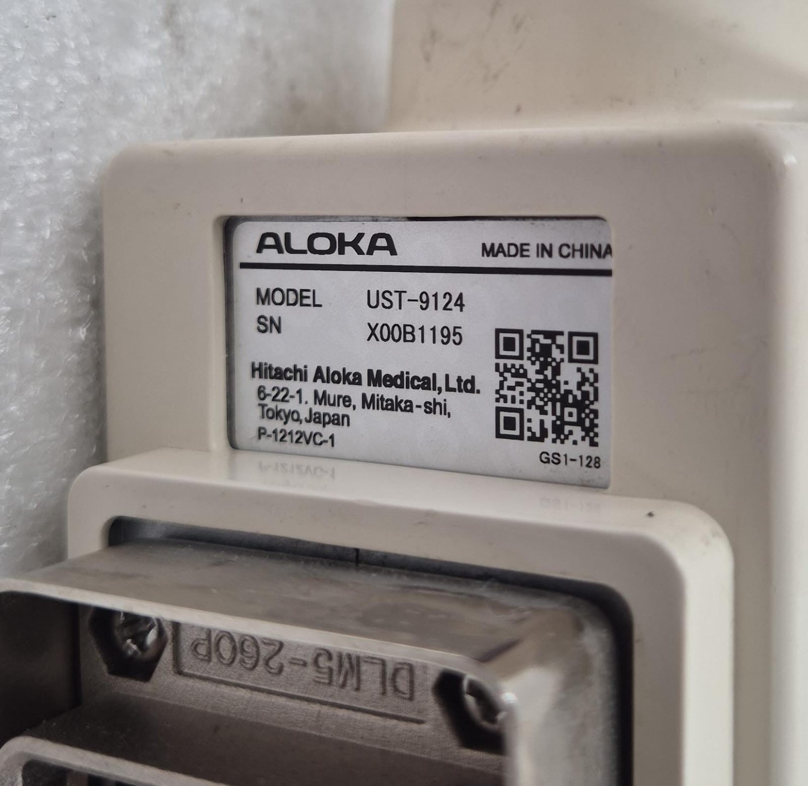 Aloka UST-9124 Multi Frequency Convex Array Ultrasound Transducer Probe SSD-4000