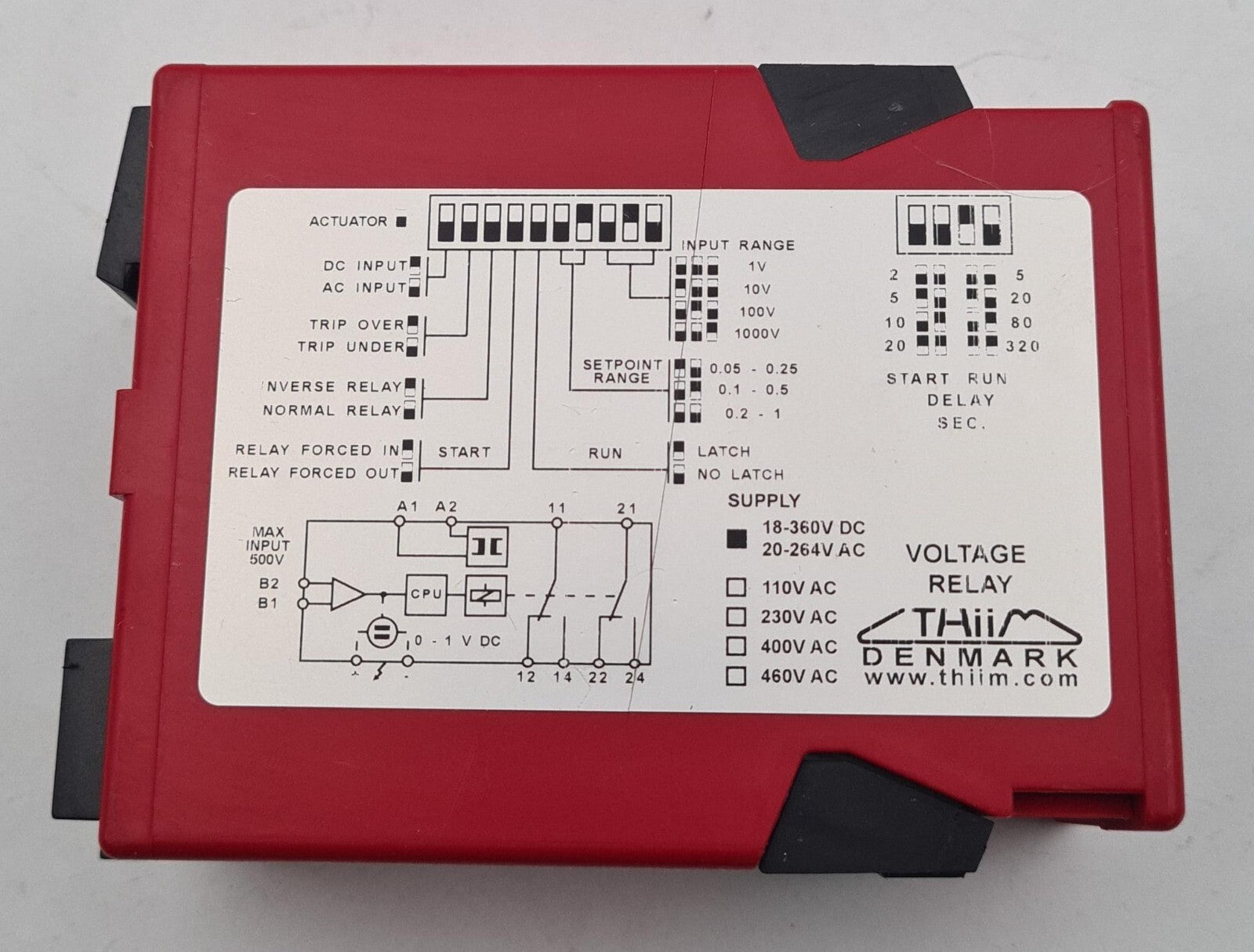Thiim UMCA E400 DA4C 43554 Multi Function Voltage Relay