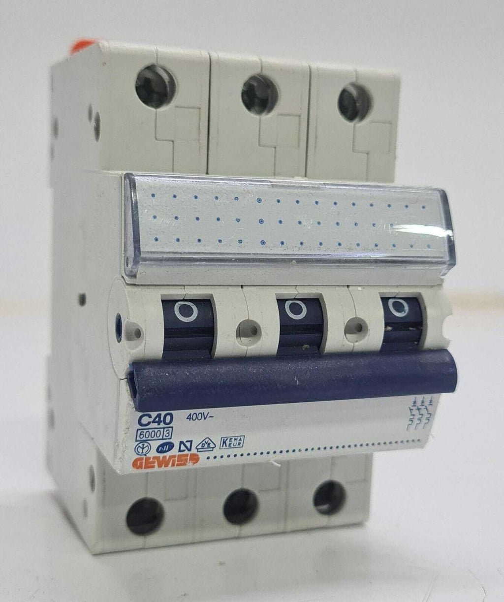 GEWISS GW 92 071 C40 3 Pole Circuit Breaker