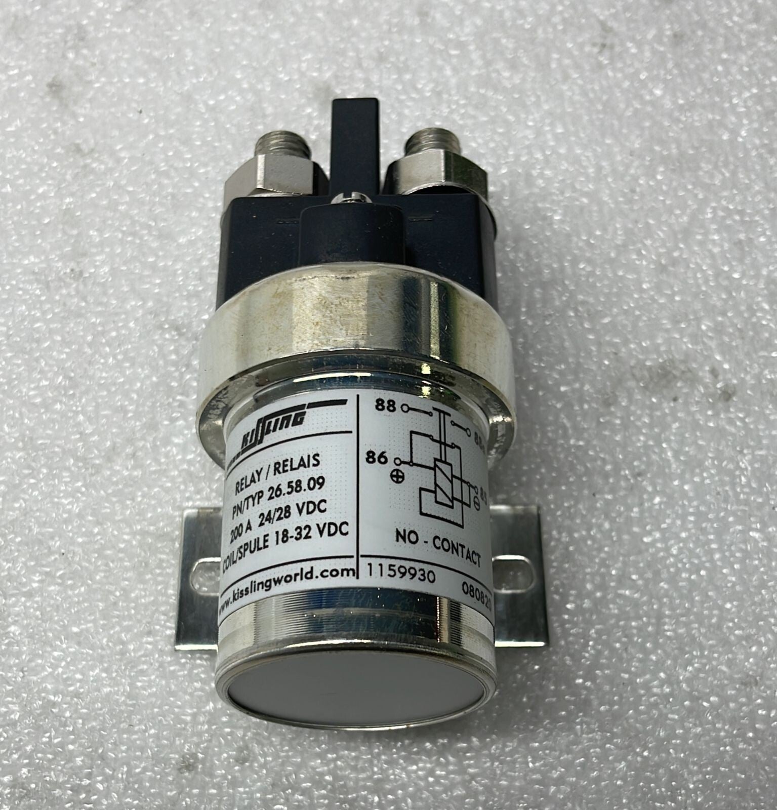 NEW - Diamond DA40 KISSLING RELAY / RELAIS 26.58.09 200A 24/28 VDC