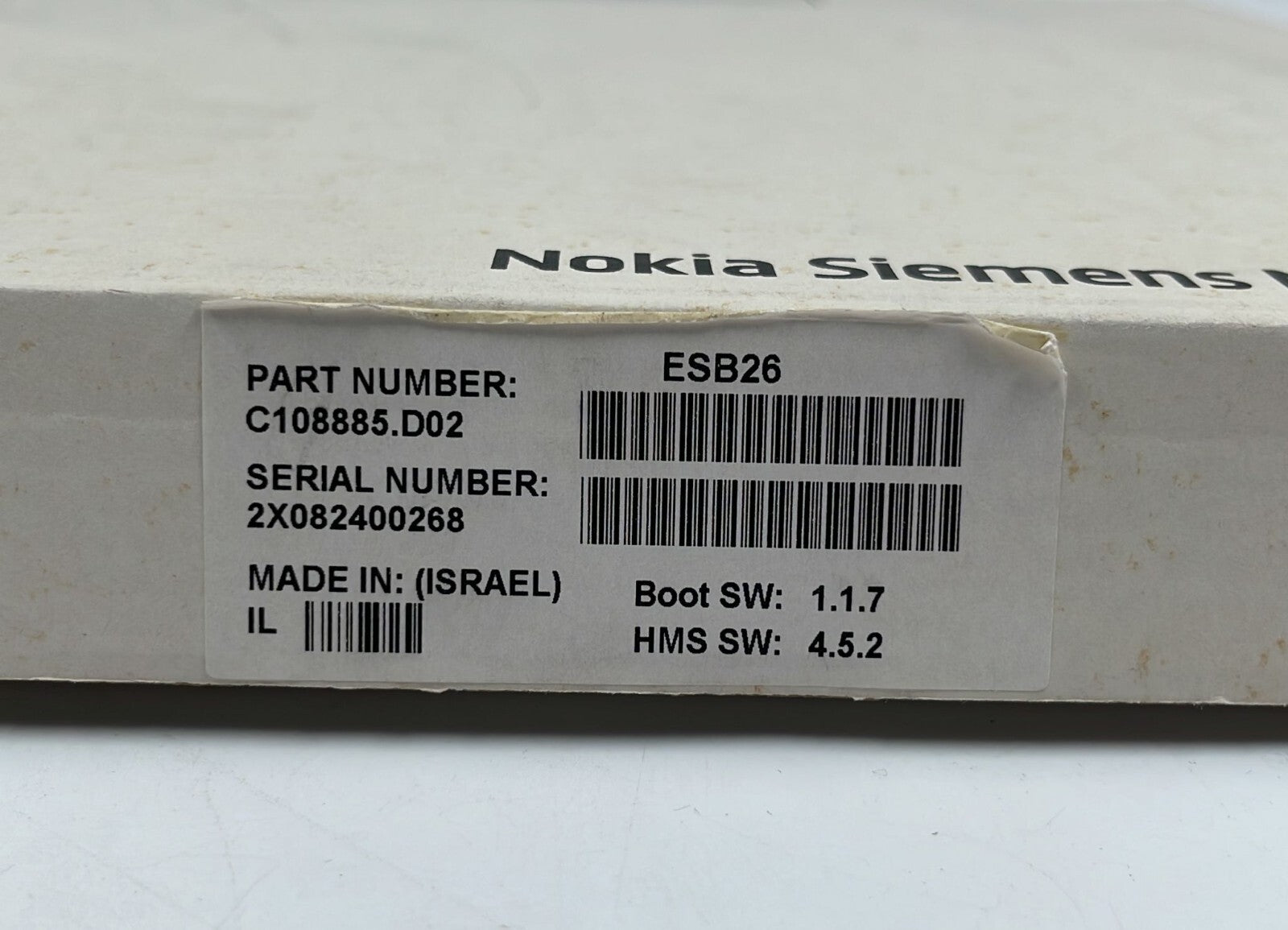 NOKIA ESB26 C108885 Base station telecom GSM BTS BSC