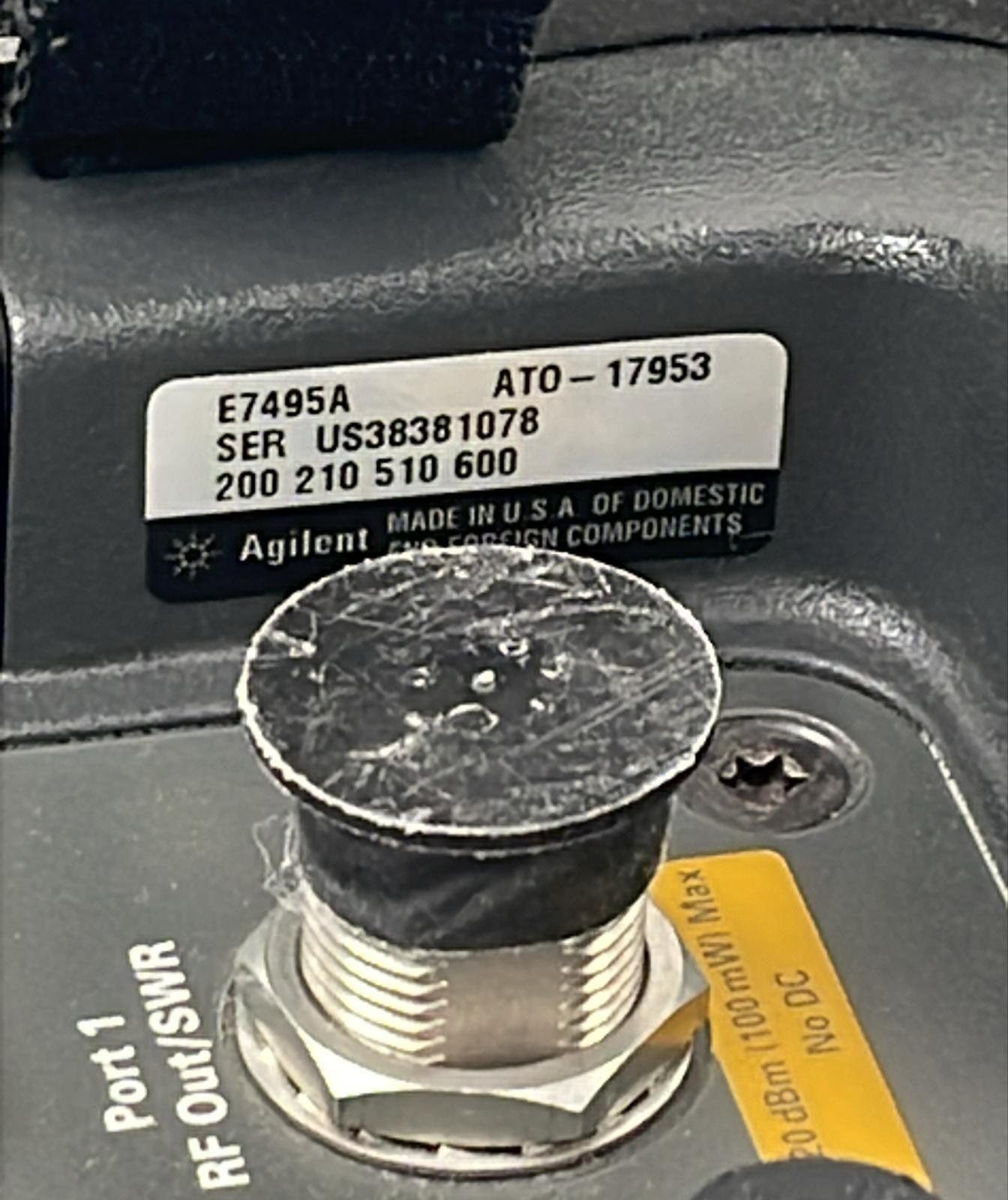 Agilent E7495A Wireless Base Station Test Set 10Mhz-2.5Ghz **AS IS