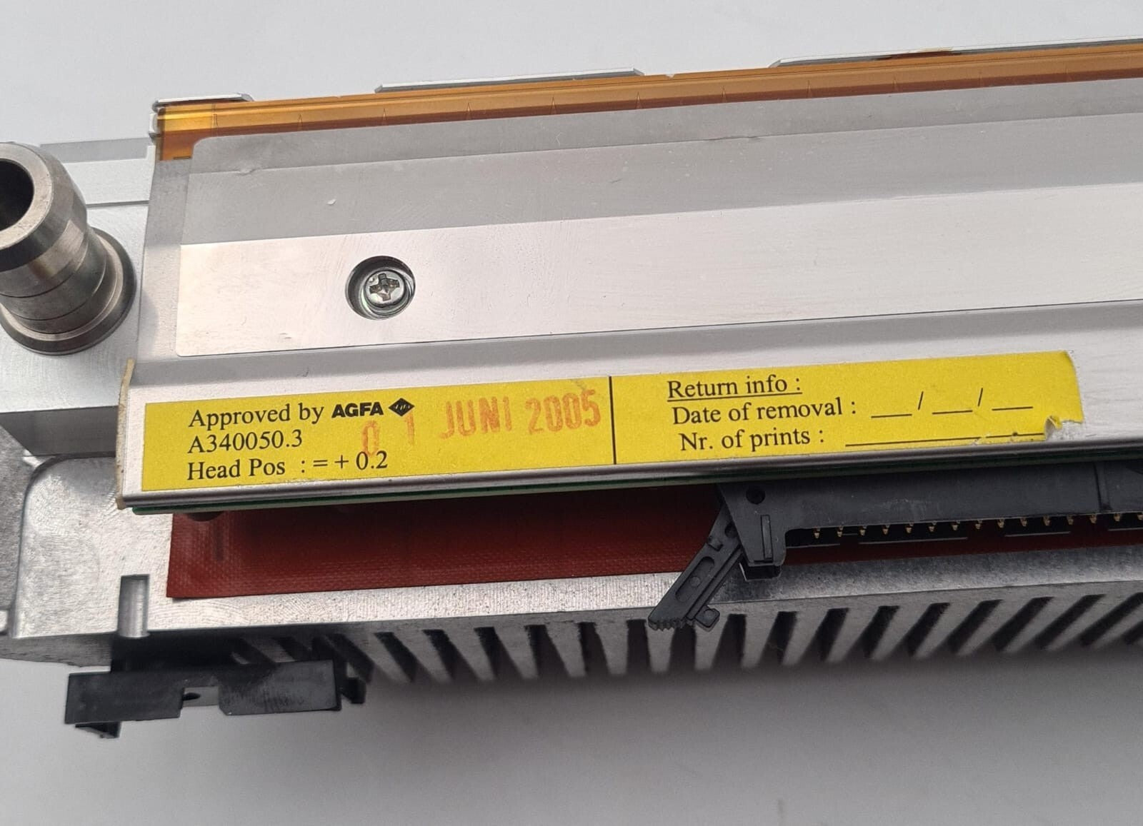 AGFA A340050.3 EF15E 5365T THERMAL HEAD PRINTER for DRYSTAR 5300 5302 **AS-IS**