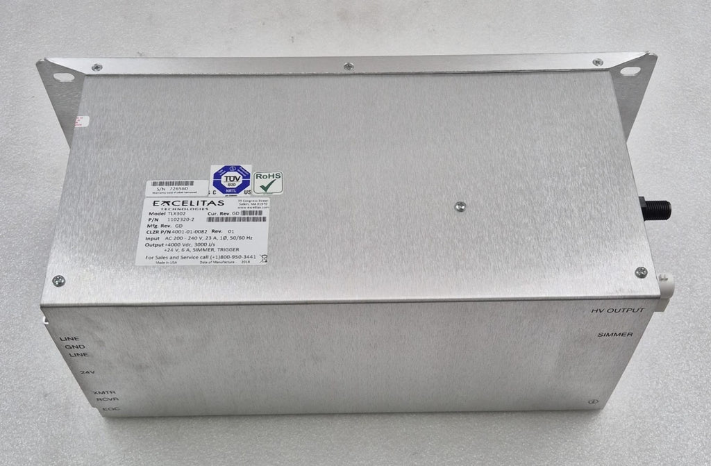 EXCELITAS TLX302 1102320-2 4001-01-0082 Power Supply HVPS 200-240V for Candela