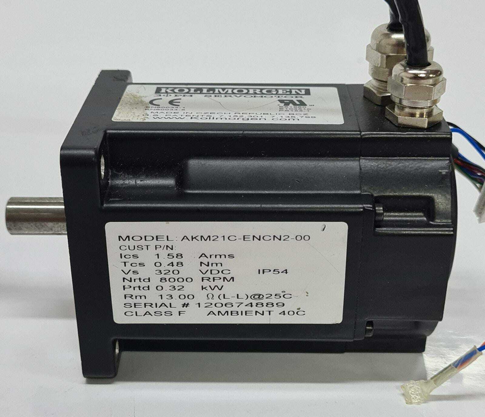 Kollmorgen AKM21C- ENCN2-00 Motors- AC Servo