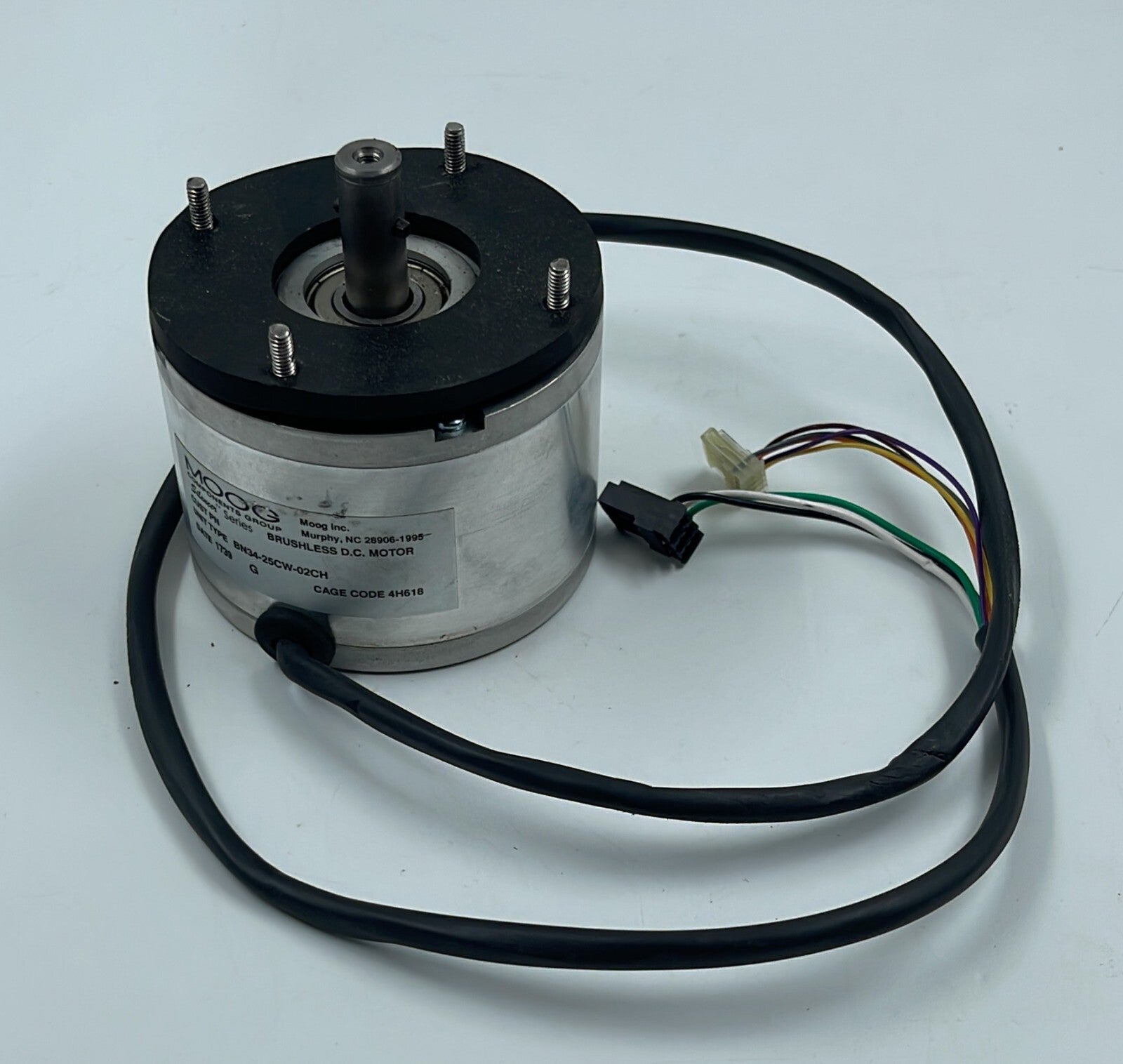 MOOG Brushless D.C. Motor BN34-25CW-02CH Silencer Series