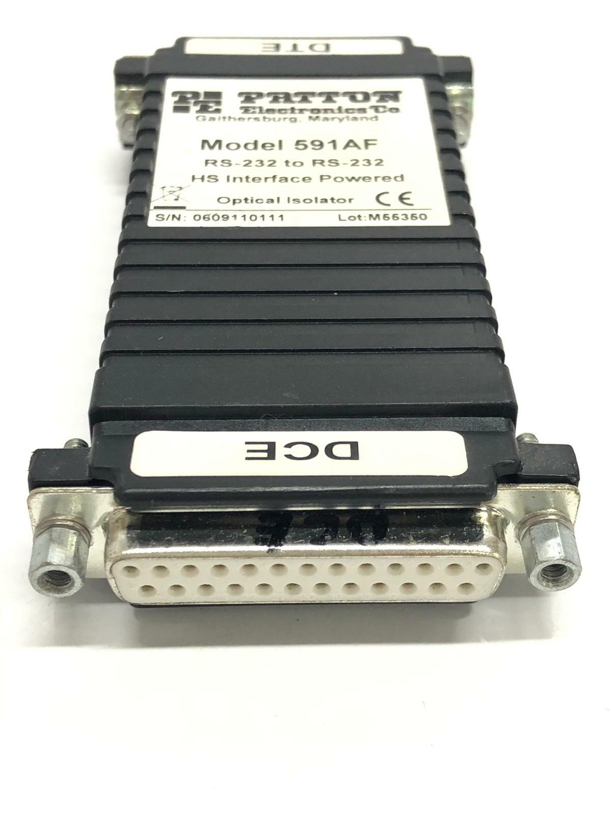 Patton 591AF - RS-232 to RS-232 HS Interface Powered Optical