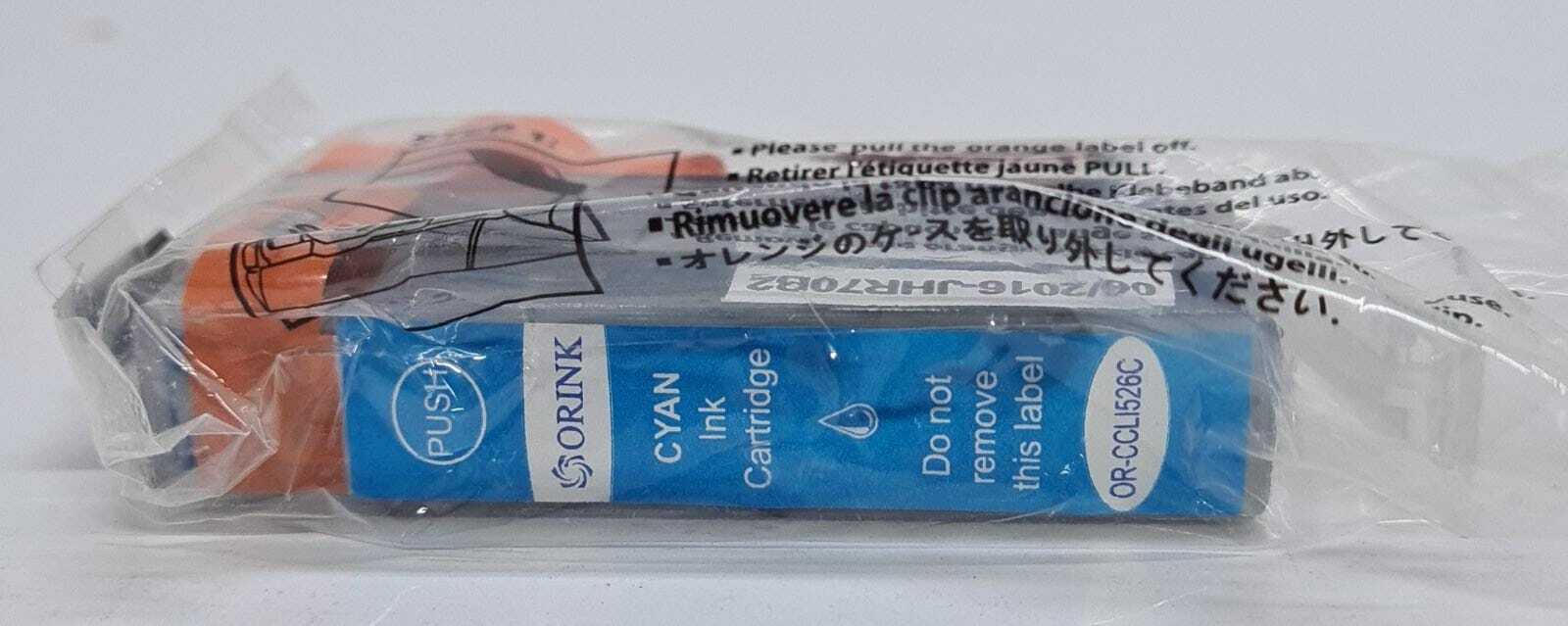 ORINK Ink Cartridge for Canon Printer 3x Cyan OR-CCLI526C 7x Yellow OR-CCLI526Y