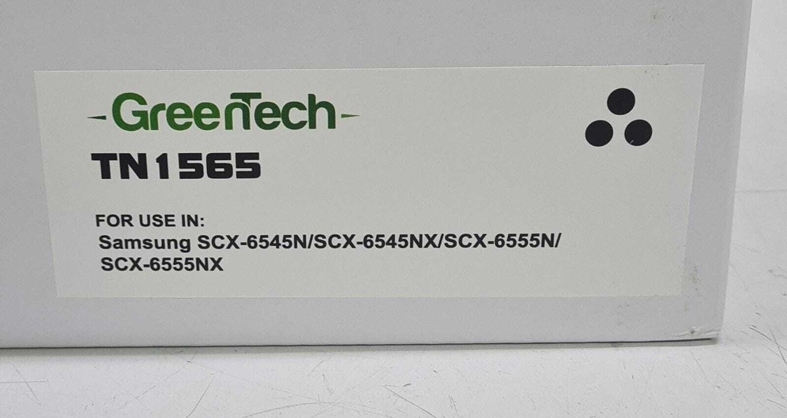 NEW GreenTech TN1565 Black Laser Toner Cartridge For SAMSUNG SCX-D6545 SCX-6555