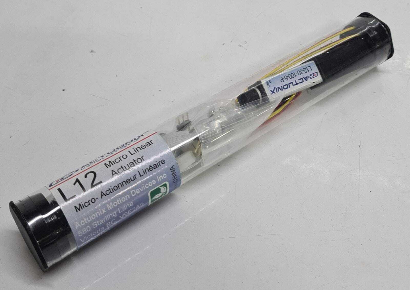 Actuonix L12 Micro Linear Actuator L12-30-100-6-P - NEW Set