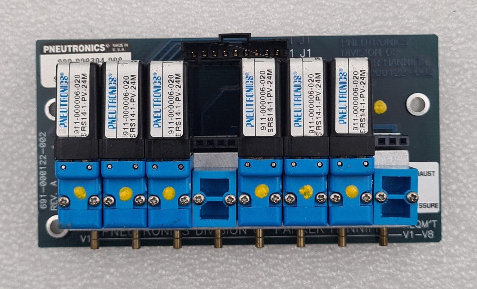 PNEUTRONICS 990-000304-008 9340118 Control Board PARKER HANNIFIN 691-000122-002